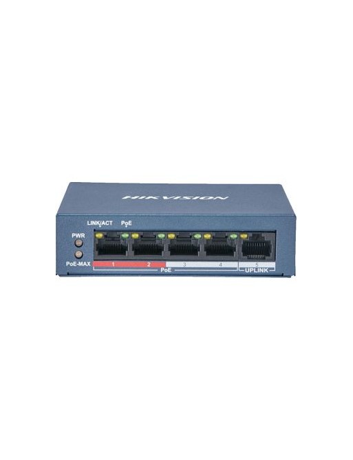 Switcheur HIKVISION 4 ports poe ( DS-3E0105P-E/M(B) )