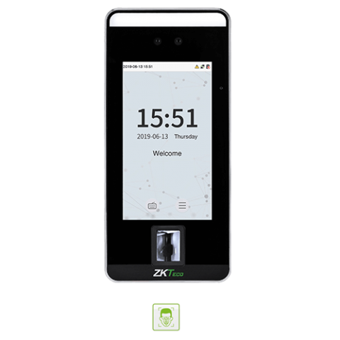 SpeedFace-V5L ZKTECO contrôle d’accès biométrique avec reconnaissance faciale